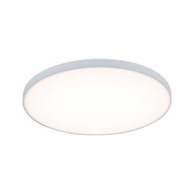 Round LED ceiling light with white plastic diffuser and energy-saving illumination