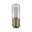 Ampoule à incandescence BA15d 230V 75lm 15W 2300K gradable Clair Petite ampoule en verre transparent avec base métallique, adaptée pour l'éclairage et les ampoules de rechange.