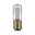Ampoule à incandescence BA15d 230V 75lm 15W 2300K gradable Clair Petite ampoule en verre transparent avec base couleur laiton pour éclairage et lampes.