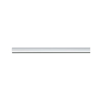 Slim white aluminum LED strip for modern indoor lighting and energy-efficient light accents
