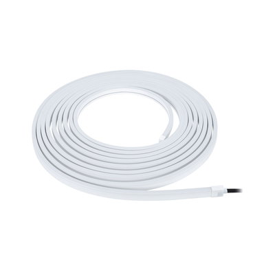 White flexible LED light strip made of plastic, perfect for modern lighting and decoration