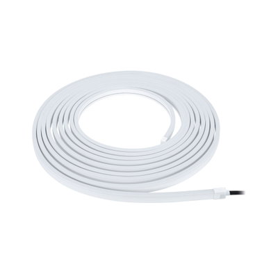White flexible LED light strip made of plastic, perfect for modern lighting and decoration