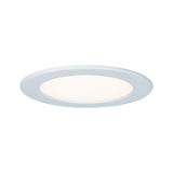 Round white LED recessed panel with warm white light for energy-saving ceiling illumination