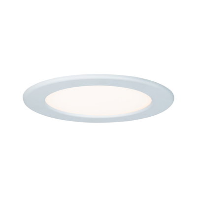 Rond wit LED-inbouwpaneel met warm wit licht voor energiezuinige plafondverlichting