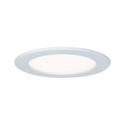 Rundes LED-Einbaupanel in Weiß mit warmweißem Licht für energiesparende Deckenbeleuchtung