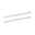 LED Under-cabinet luminaire Inline Expansion Set 3000K dimmable 2x4W 350x26mm 2x350lm 24V Chrome matt Two slim silver aluminum LED strips with warm white light for modern indoor lighting solutions