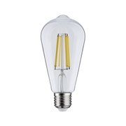 Klarer LED-Filament-Leuchtmittel in Tropfenform mit E27-Fassung für energiesparende Beleuchtung