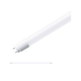 White LED tube light with two metal pins, energy-saving fluorescent tube for indoor lighting