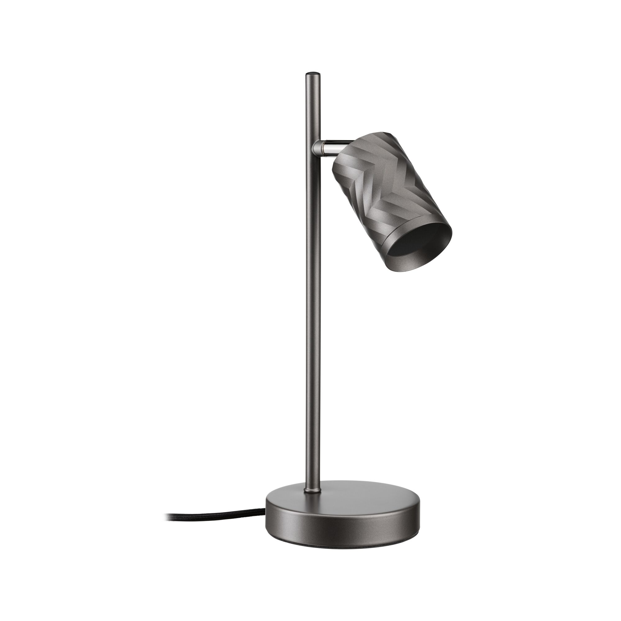 LED-tafellamp Loreva GU10 max. 7W Titaanium Metaal