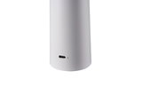 White cylindrical device with USB-C port, modern minimalist design for tech accessories