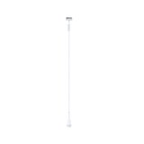 White plastic pendant cable for lamps with modern lighting technology