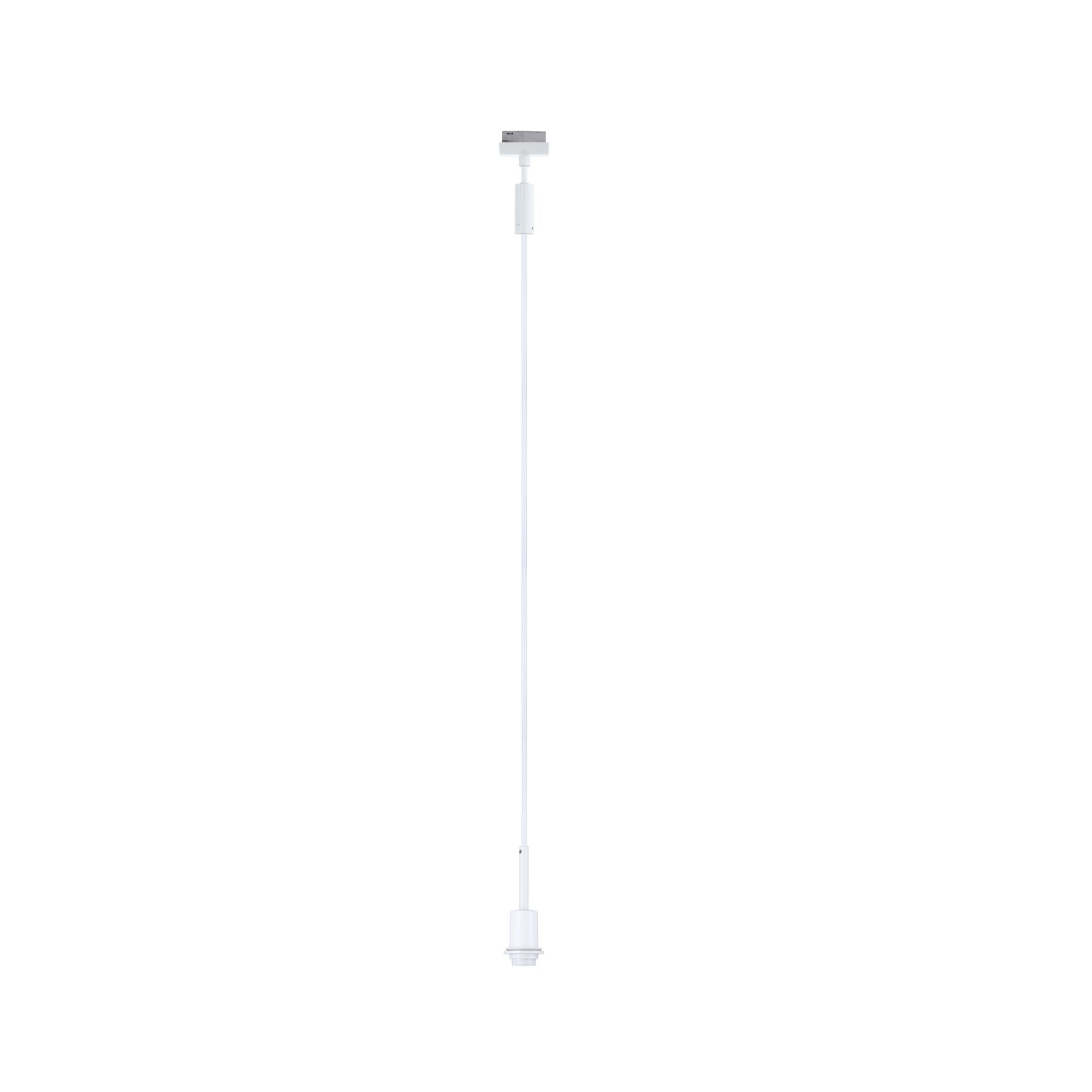 White plastic pendant cable for lamps with modern lighting technology