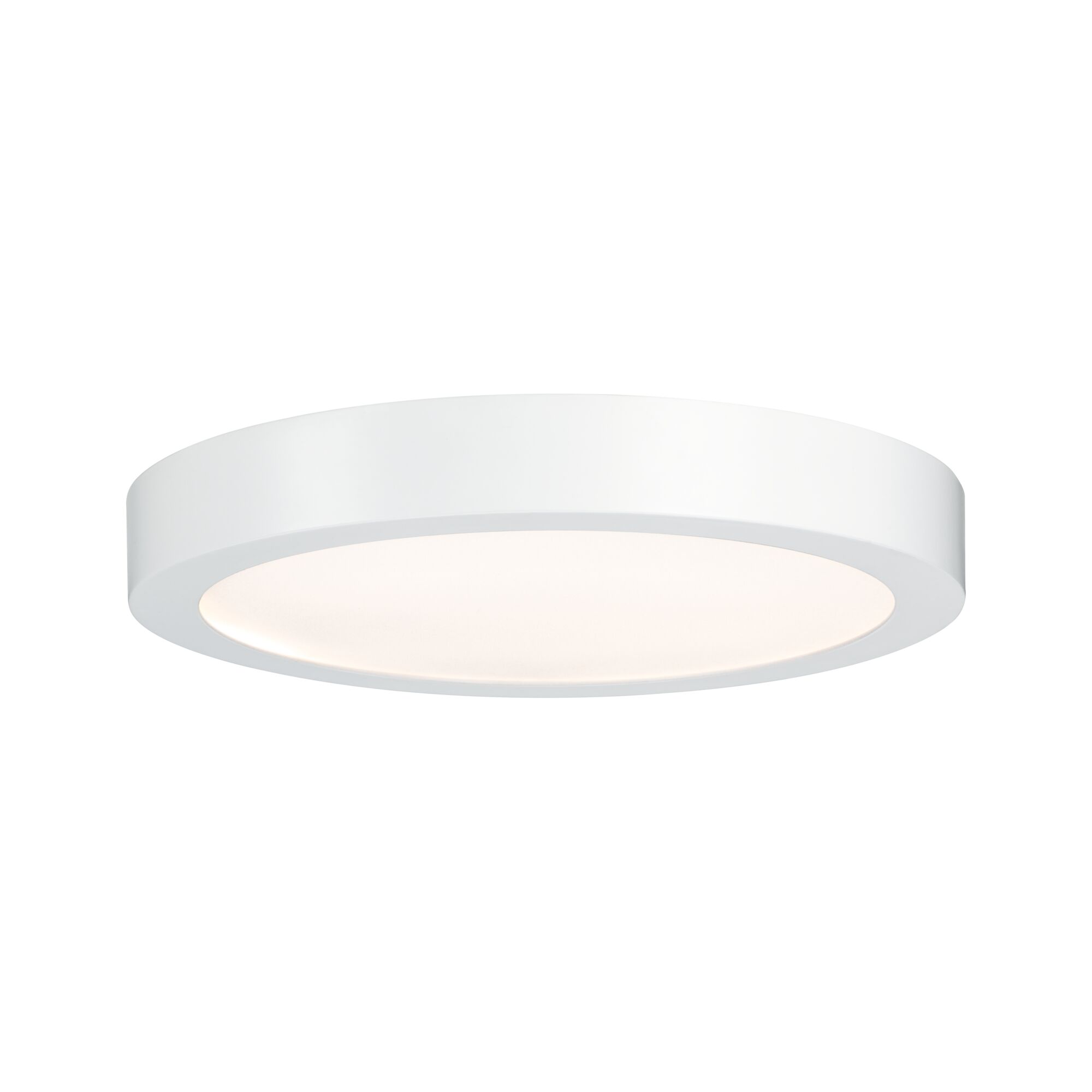 Panel LED Panel Lunar okrągły 300mm 16W 1450lm 3000K Biały Round white metal LED ceiling light with diffused surface for modern ambient lighting