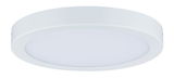 Plafonnier LED rond blanc avec boîtier en plastique pour un éclairage économique