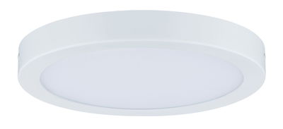 Plafonnier LED rond blanc avec boîtier en plastique pour un éclairage économique