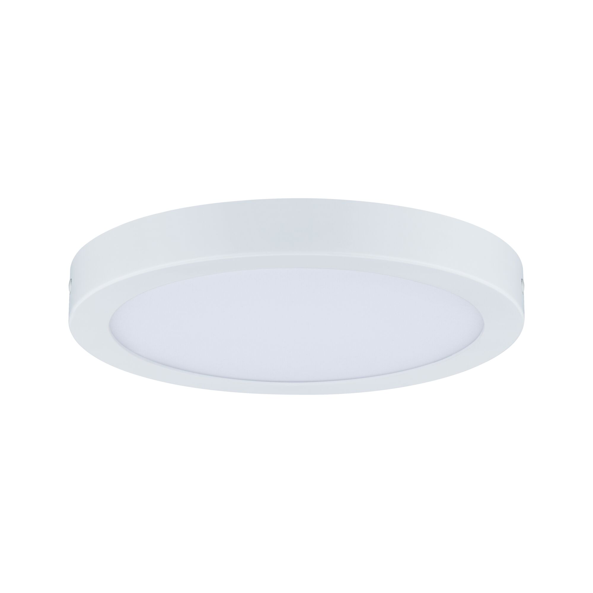 Ronde witte kunststof LED-plafondlamp met matte diffuser voor moderne verlichting