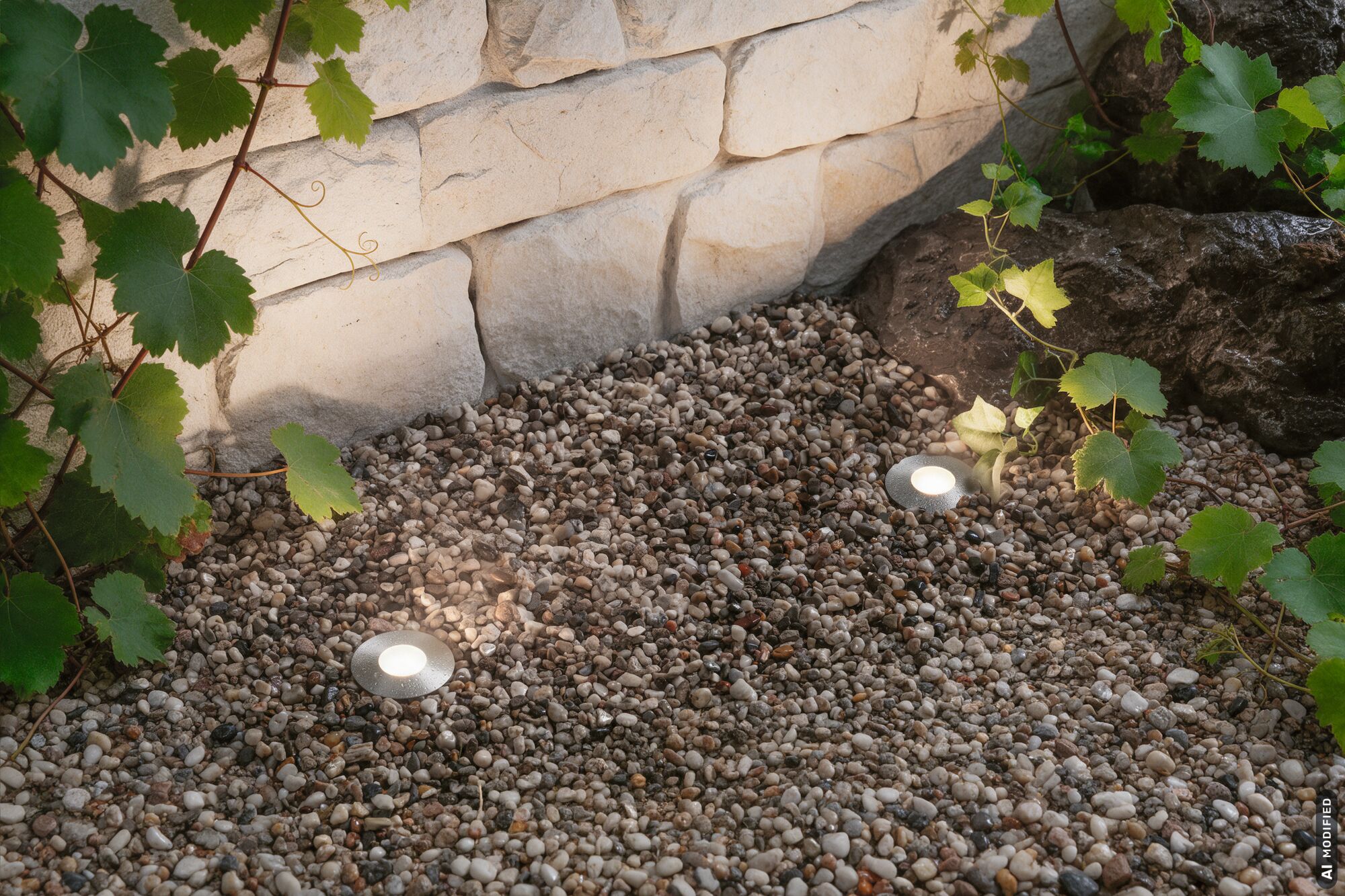Plug & Shine Encastré de sol LED Floor Mini Spot individuel IP67 3000K 2,5W Argent