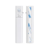 White motion sensor with switch and 3M adhesive tape for easy wall mounting, energy-saving light control
