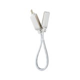 Witte LED-verbindingkabel met twee plastic stekkers voor verlichtingssystemen
