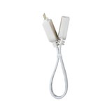 Câble de connexion LED blanc avec deux fiches en plastique pour systèmes d'éclairage