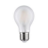 Classic frosted glass light bulb with E27 metal base for energy-efficient lighting solutions