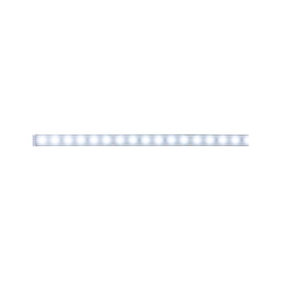 Long white LED light strip with even illumination for modern indoor lighting and decor.