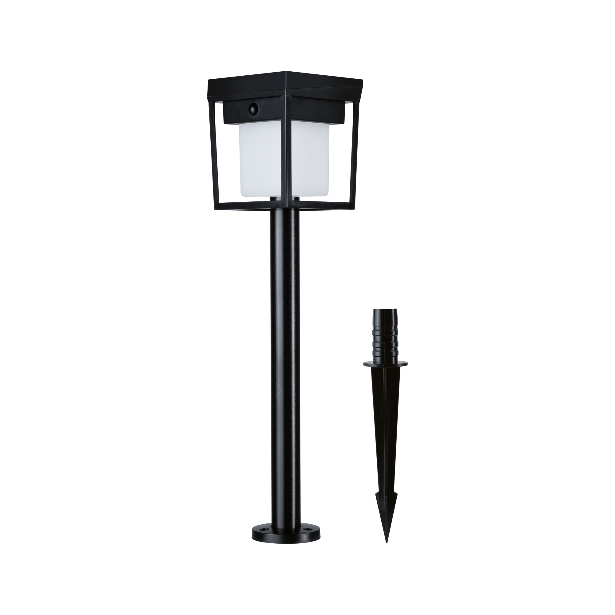 Solar LED zemní kolík Ferrara IP44 3000K 400lm Černá 121x690mm
