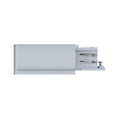 Grey plastic housing with metal contacts for electrical connection, LED lighting accessory