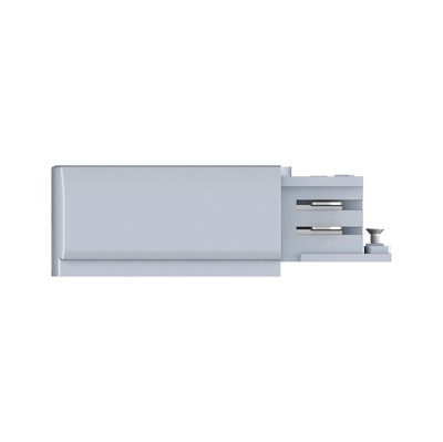 Grey plastic housing with metal contacts for electrical connection, LED lighting accessory