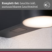 Schwarze LED-Deckenleuchte mit austauschbarem Leuchtmittel, energiesparende Innenbeleuchtung