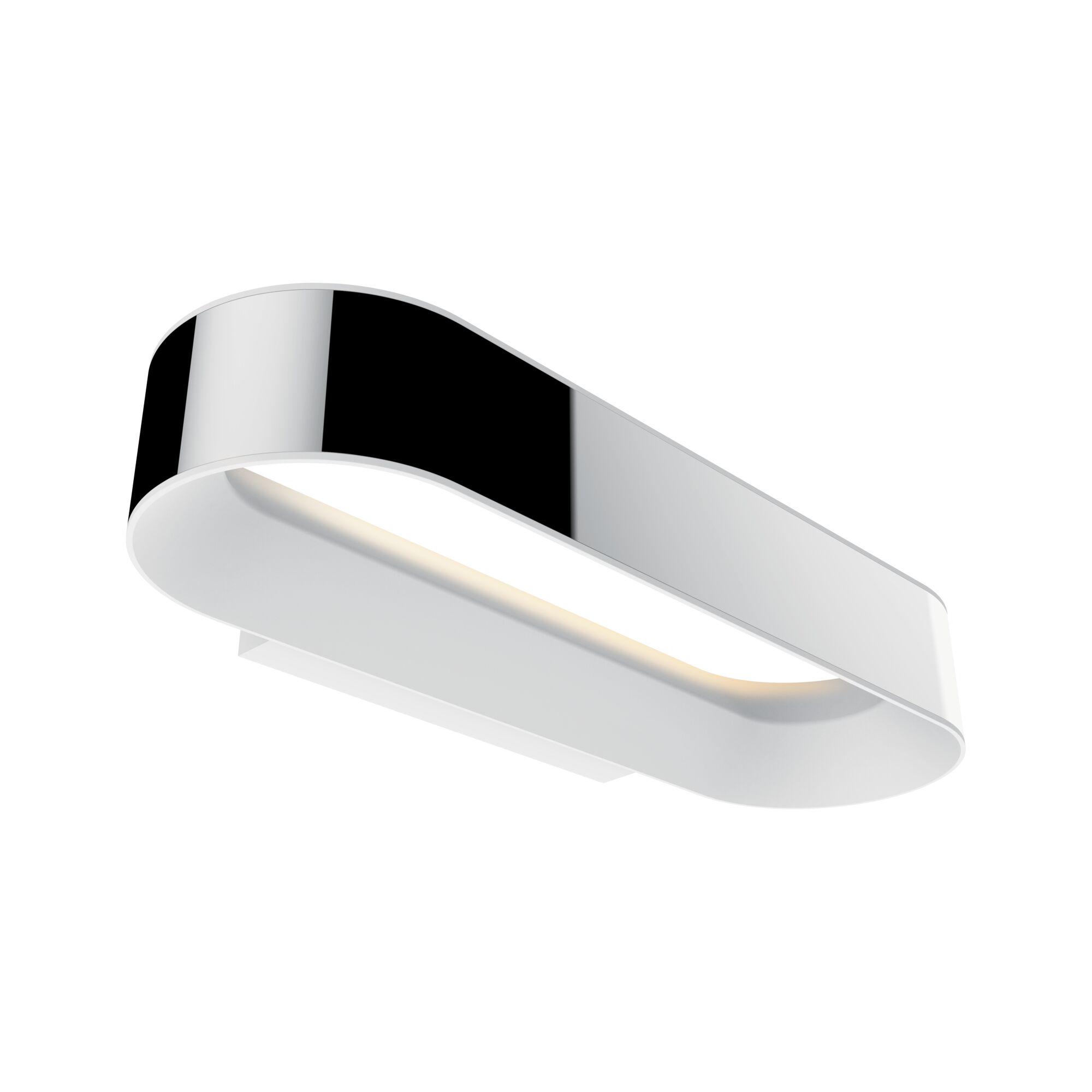 Modern white and black LED ceiling light with sleek design for stylish home lighting
