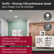 Spots LED VariFit en blanc neutre avec gradation 3 niveaux pour un éclairage efficace