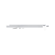 Silver aluminium LED light strips with accessories for versatile interior lighting solutions