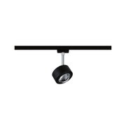 URail Schienenspot Aldan Einzelspot 500lm 8W White Switch 230V Schwarz matt