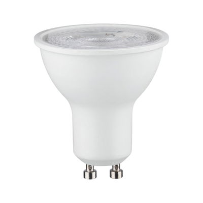 Witte LED-reflector lamp met GU10-fitting van kunststof voor energiezuinige verlichting