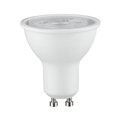 Spot LED réflecteur blanc avec base GU10 en plastique pour éclairage économique