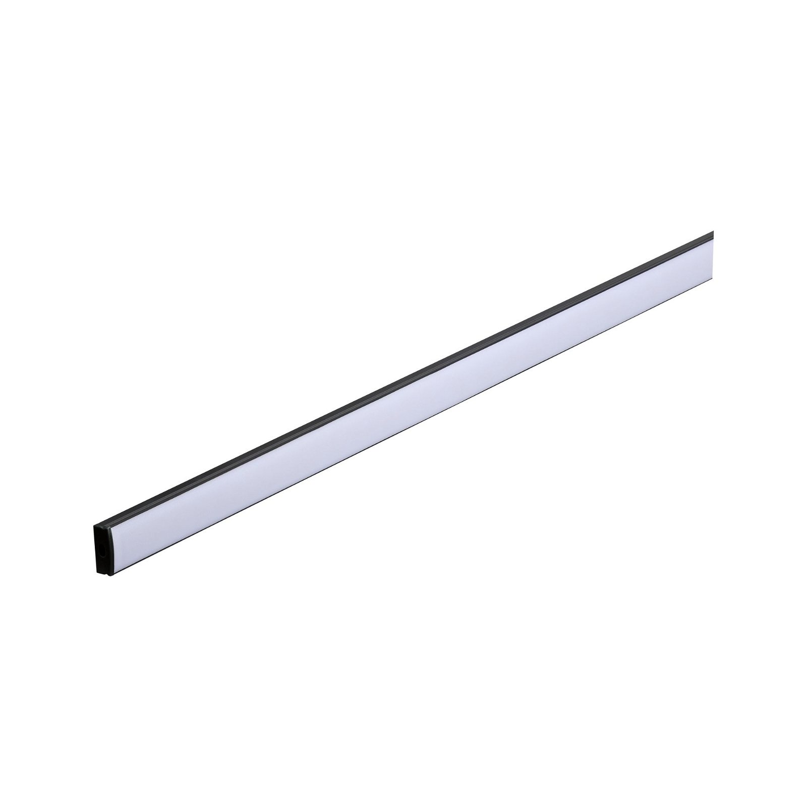 LED Strip profile Base White diffuser 2m Black