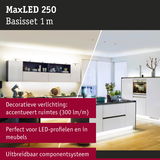 MaxLED 250 LED-verlichtingsset 1 m voor meubels en profielen, decoratieve witte lichtaccenten