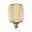 Metallic Glow 230 V Standard LED illuminant Zyl E27 Spiral 200lm 4,2W 1800K Brass Gold LED bulb with decorative wire mesh and E27 base for ambient lighting in modern interiors