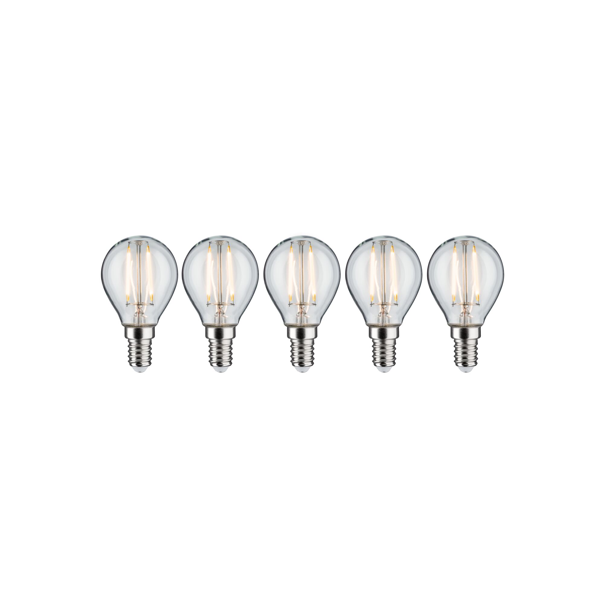 Filament Bundle LED Drop Crown E14 230V 5x470lm 5x4,8W 2700K dimmable clear