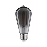 Retro LED bulb with smoked glass and E27 base for energy-efficient lighting solutions