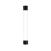 Schwarze LED Pendelleuchte aus Metall mit minimalistischer Form und dimmbarer Funktion für moderne Innenräume