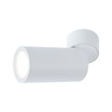 Spot LED moderne blanc en métal pour montage mural et plafond, éclairage économe en énergie
