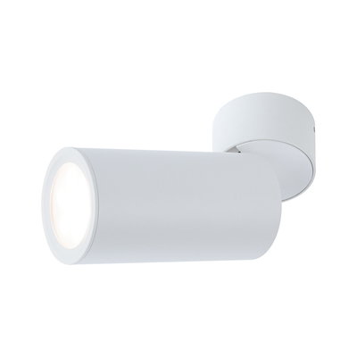 Spot LED moderne blanc en métal pour montage mural et plafond, éclairage économe en énergie