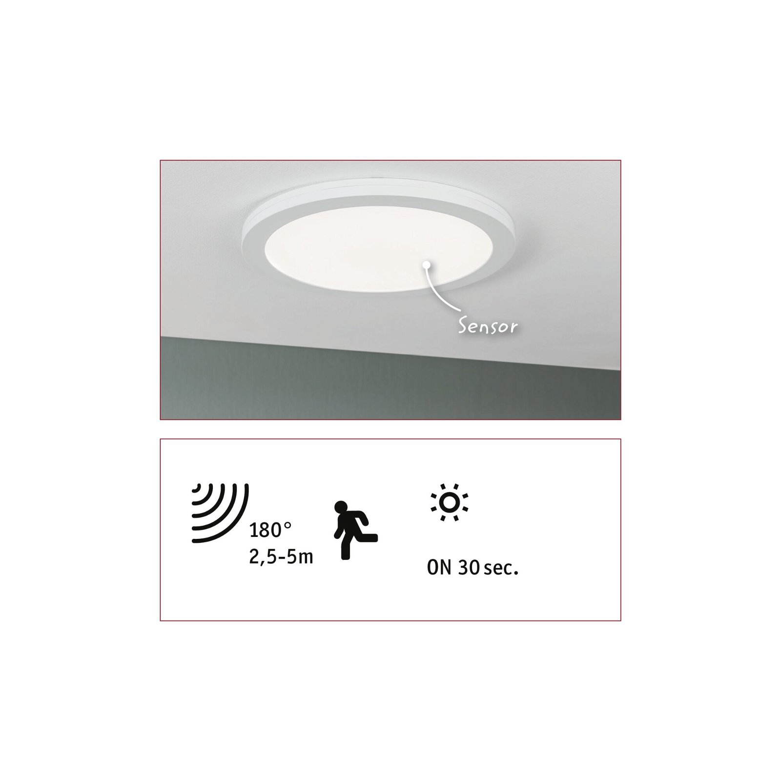 LED-inbouwpaneel 2in1 Cover-it rond 330mm 22W 1700lm 4000K Wit mat