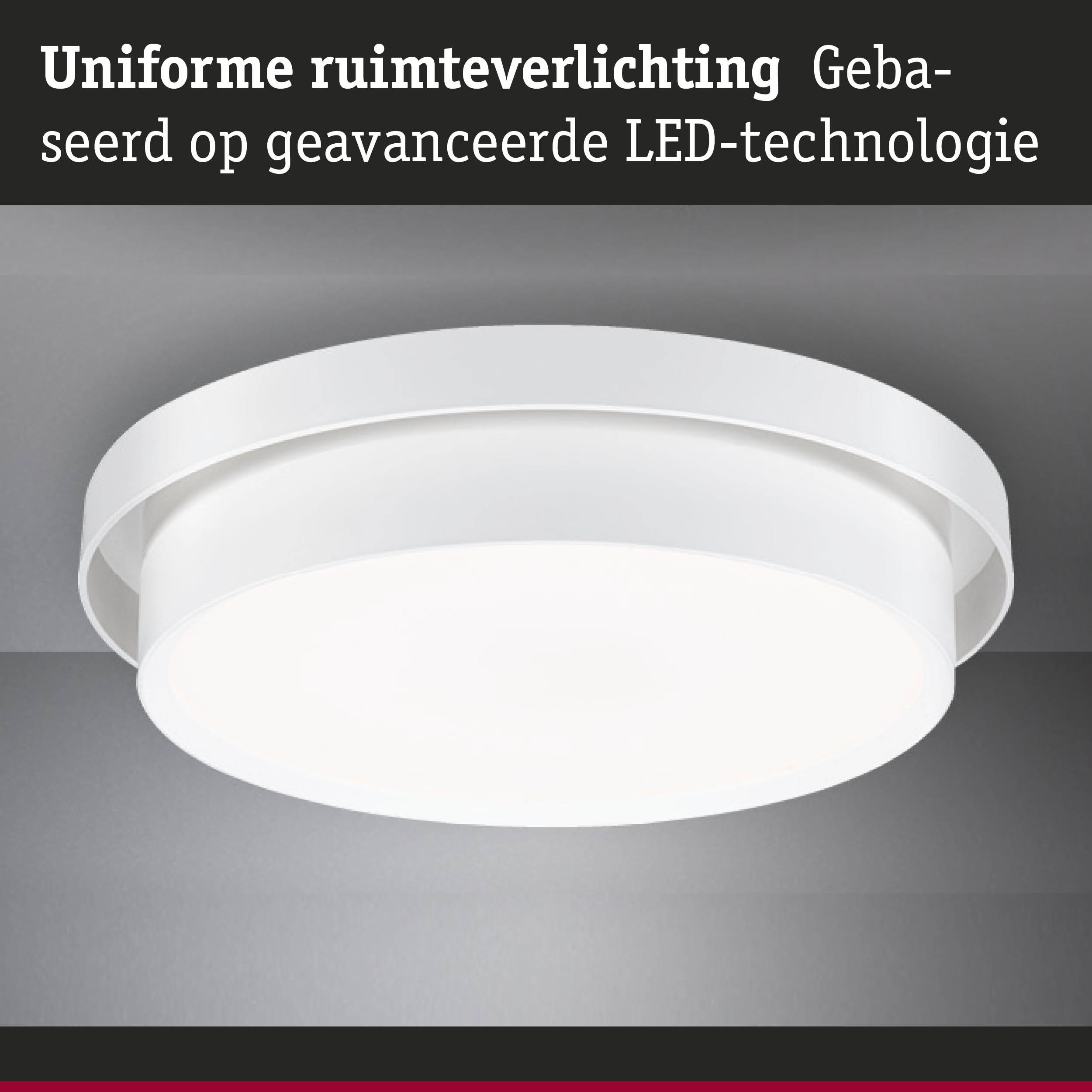 Ronde witte LED-plafondlamp met modern design voor gelijkmatige ruimteverlichting