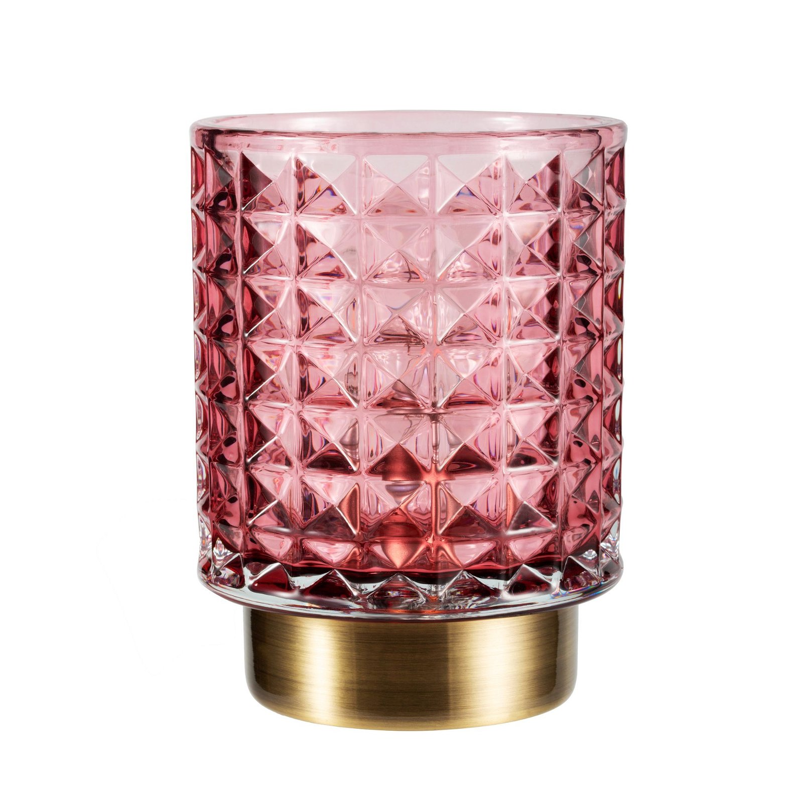 Pauleen Bordlampe Cute Glamour E14 2700K 15lm 0,4W Pink/Messing