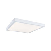 Modernes quadratisches LED-Deckenpanel in Weiß mit warmweißem Licht für Wohnräume