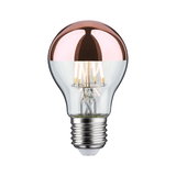 LED-Glühbirne mit kupferfarbenem Spiegelglas und E27-Fassung für energiesparende Beleuchtung