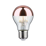 LED-Glühbirne mit kupferfarbenem Spiegelglas und E27-Fassung für energiesparende Beleuchtung
